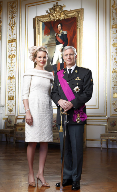 Le Roi Philippe et la Reine Mathilde