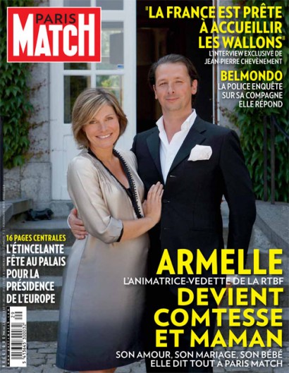 Armelle Gysen d'Aspremont RTBF Paris Match Belgique