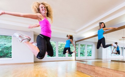 Salle de cours collectifs de l'Aspria Royal La Rasante un club de sport et de bien-être haut de gamme à Bruxelles situé 56 rue sombre à 1200 Woluwé-Saint-Lambert.