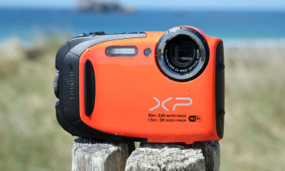 L'appareil photo XP70 waterproof de Fujifilm idéal pour toutes les circonstances et pour aller à la plage.