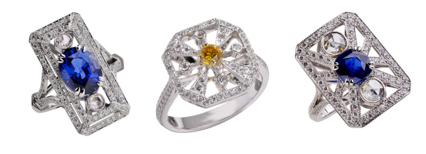 Holemans_bague_flocon_diamant_jaune_safir