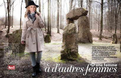 Julie Taton l'animatrice d'RTL-TVI et de TF1 Secret Story parle du cancer et de son papillomavirus dans une lettre émouvante publiée en exclusivité dans Paris Match Belgique.