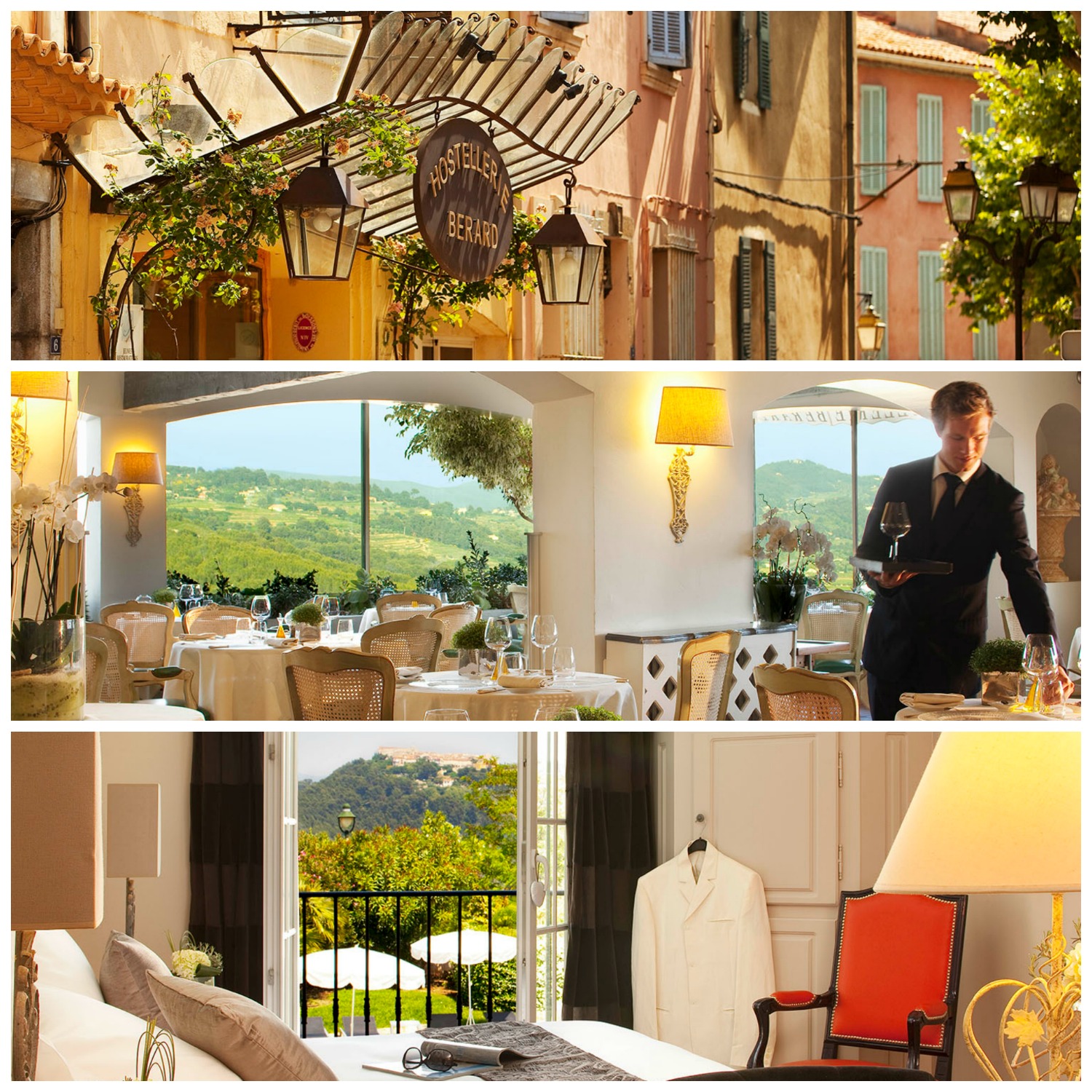 L'Hostellerie Bérard à la Cadière d'Azur, un Hôtel de charme deux restaurants dont un étoilé au Guide Michelin dans le sud de la France sur le blog lifestyle, mode et photo de Michel Gronemberger.
