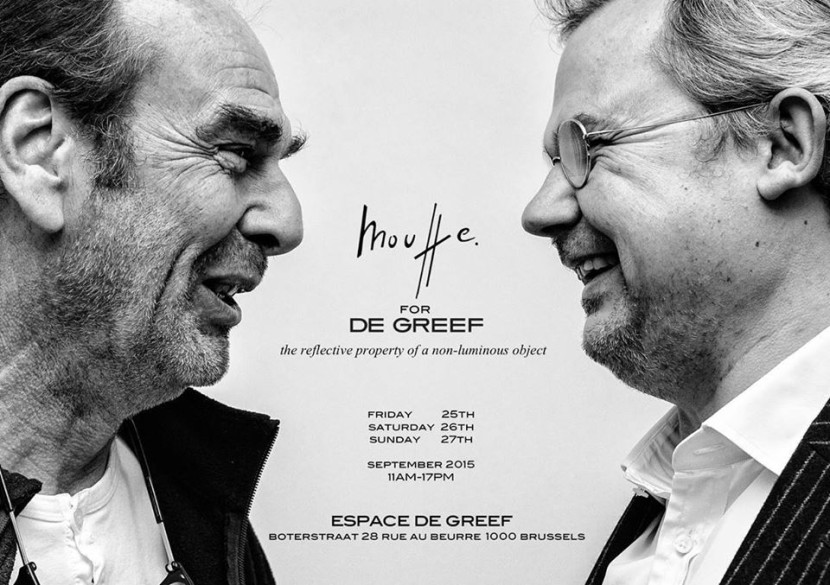 La collaboration entre l'artiste Michel Mouffe et la joaillerie De Greef poru la création d'une collection de bijoux 