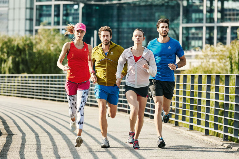 Collection de vêtements techniques printemps été 2016 pour le jogging de la marque de vêtements de sport Odlo