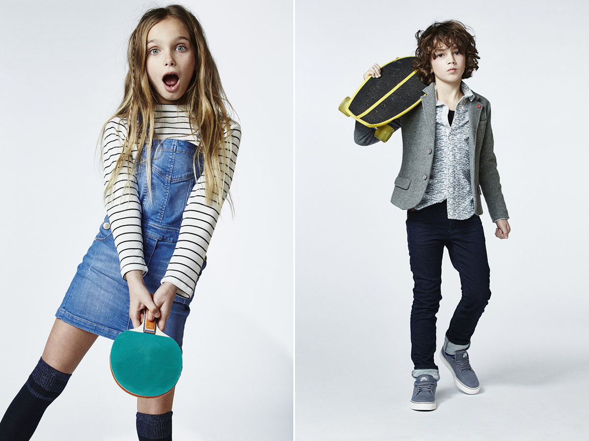 La collection automne hiver 2016 de CKS Kids, book photos enfants en studio