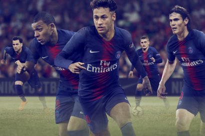 Neymar avec la nouvelle tenue pour la saison 2018-2019 du PSG