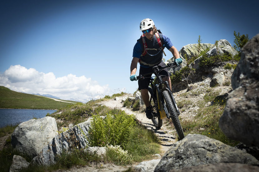 Tour du Mont-Fort à Verbier en VTT électrique avec José Carron de Pure Biking Verbier