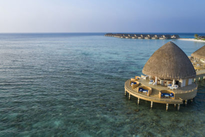 Le restaurant Boli de l'hôtel cinq étoiles aux Maldives Faarufushi