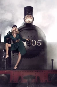 Style rétro chic et élégance pour Émilie Dupuis à Mariembourg.