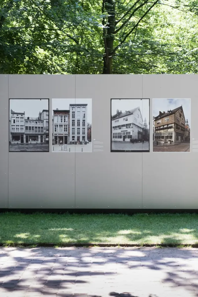 Détail d'un monument historique belge issu des archives de l'IRPA (1917-1918).